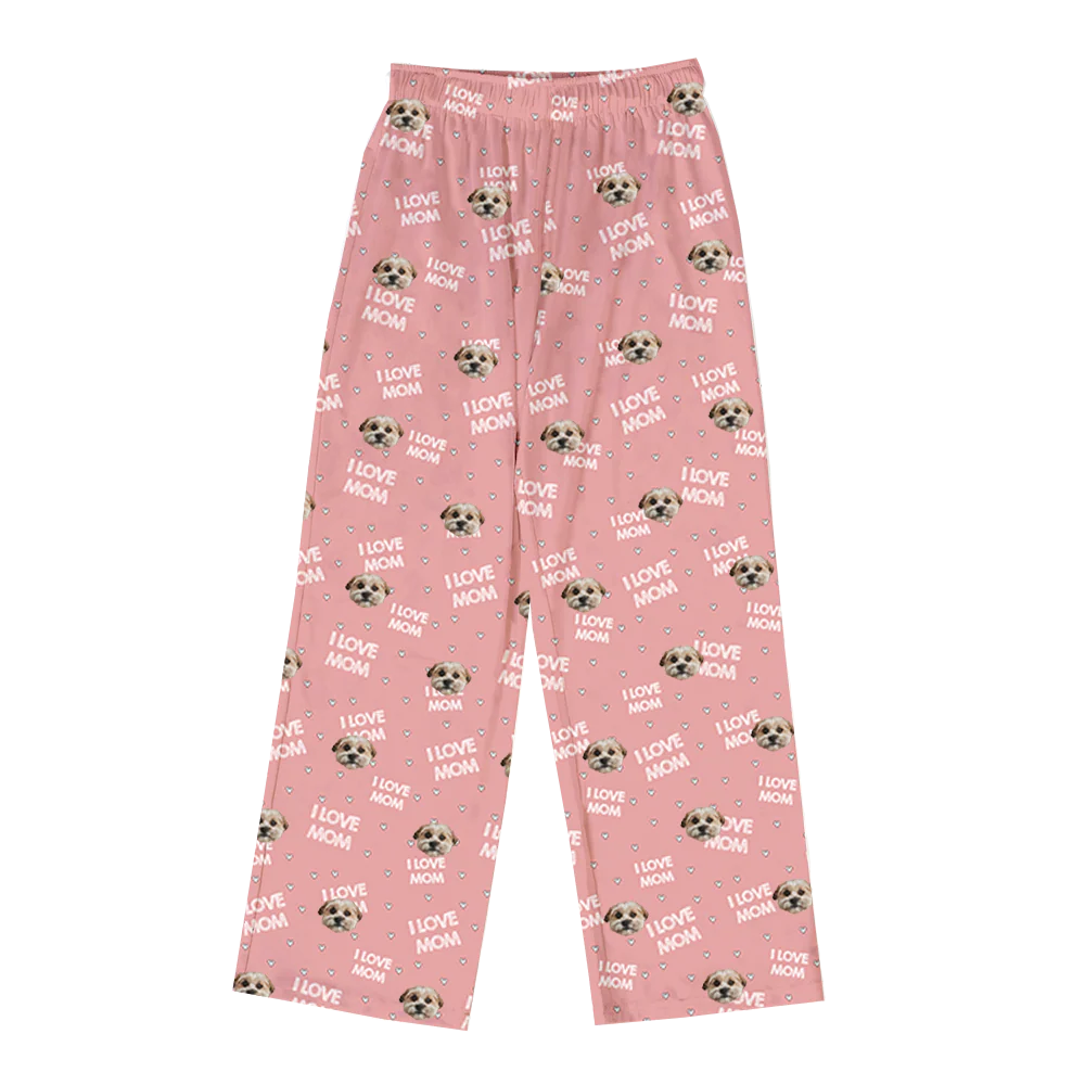 Adult Custom Pet Face Pajama Pants - Image 8
