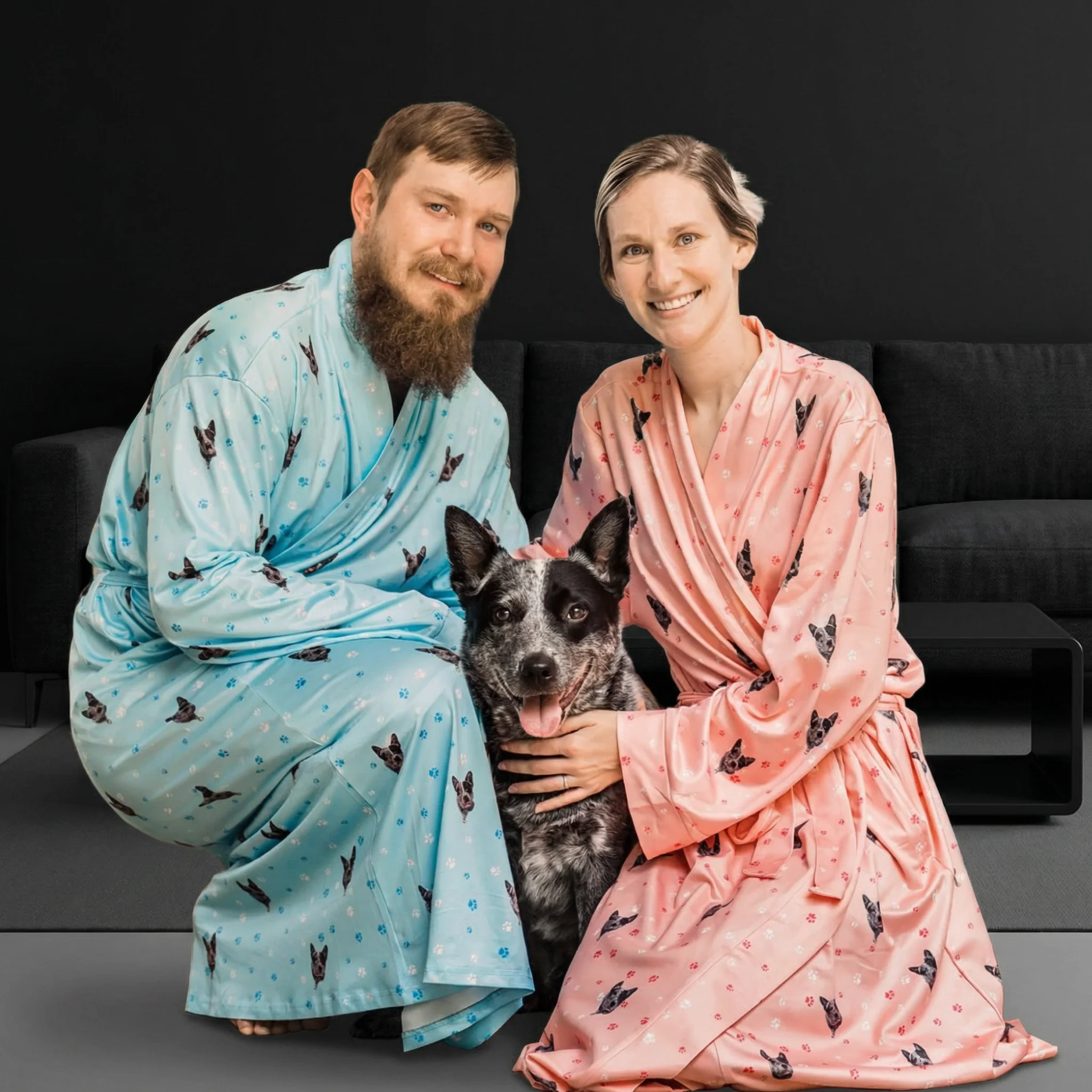 Adult Custom Pet Face Robes - Image 3
