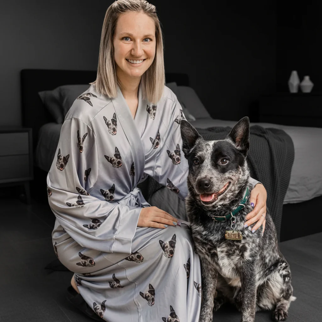 Adult Custom Pet Face Robes - Image 4