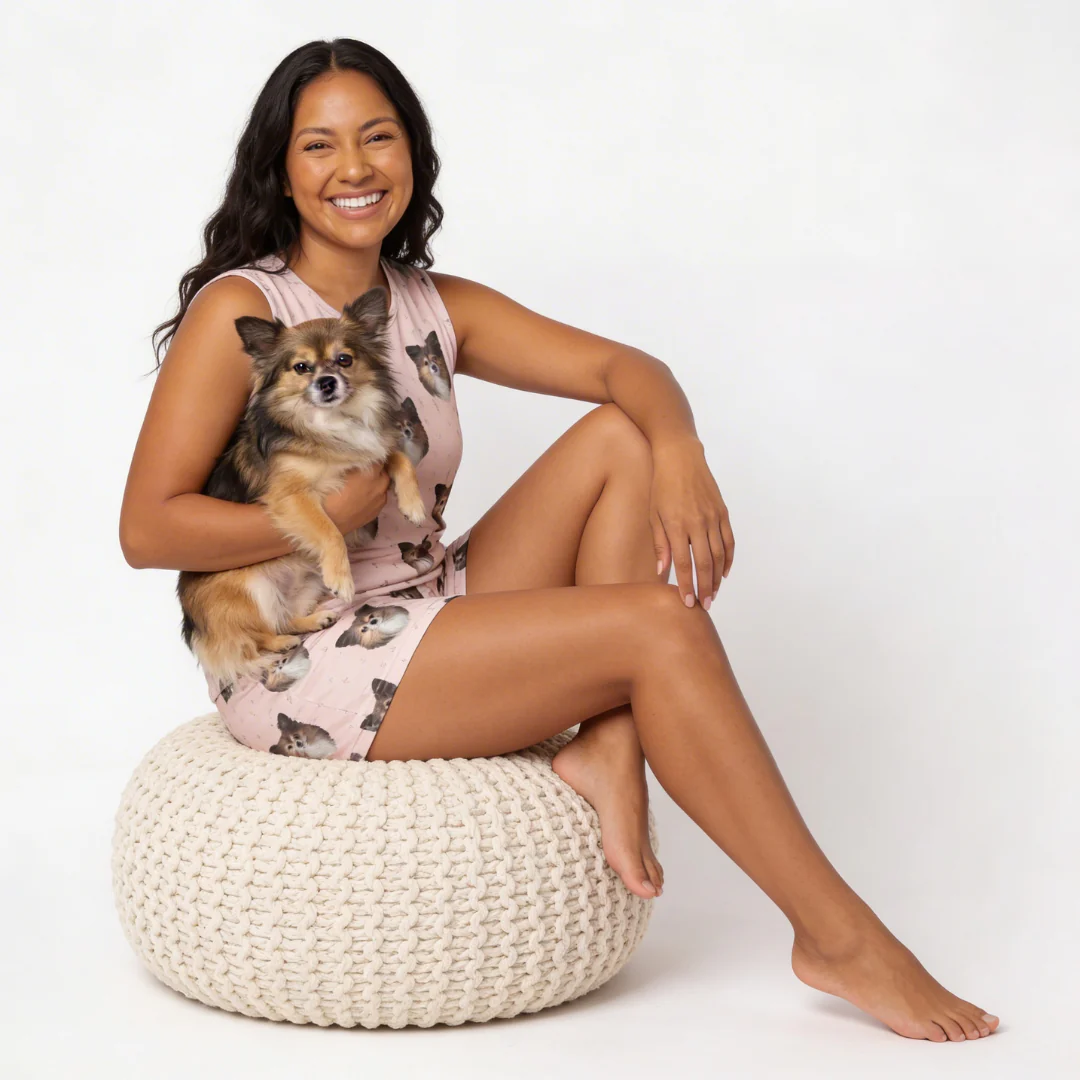 Tank Top Pajama Set | Pet Face Pajamas - Image 10
