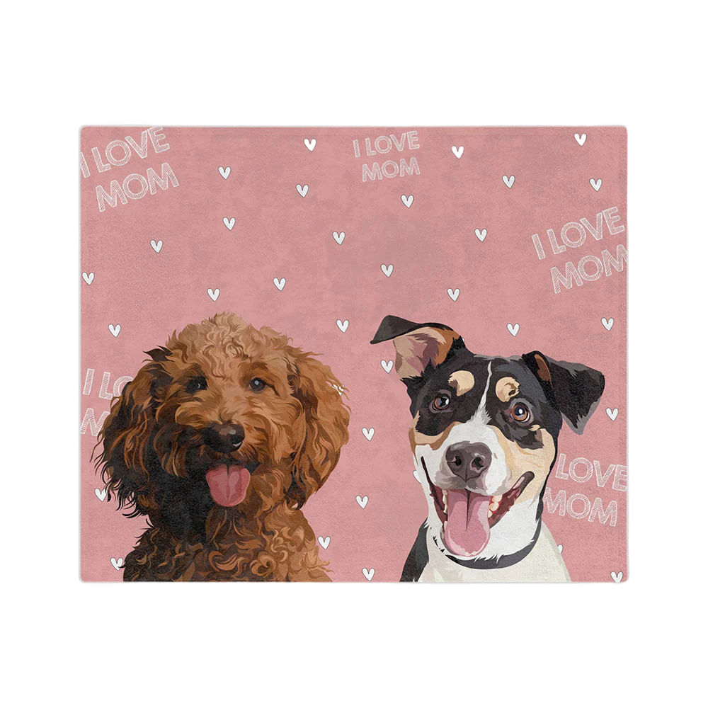Custom Pet Art Blanket - Image 38