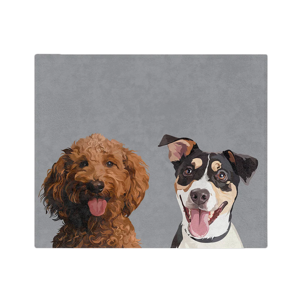Custom Pet Art Blanket - Image 43