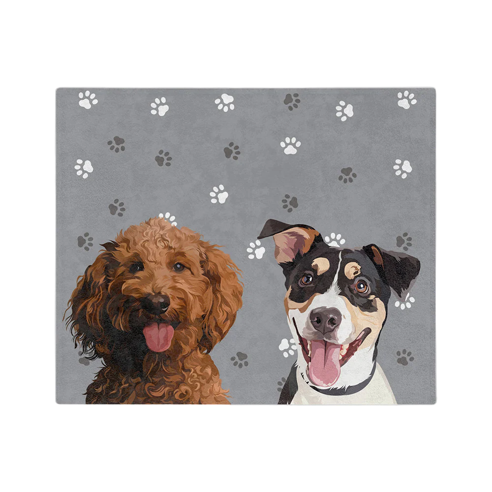 Custom Pet Art Blanket - Image 44