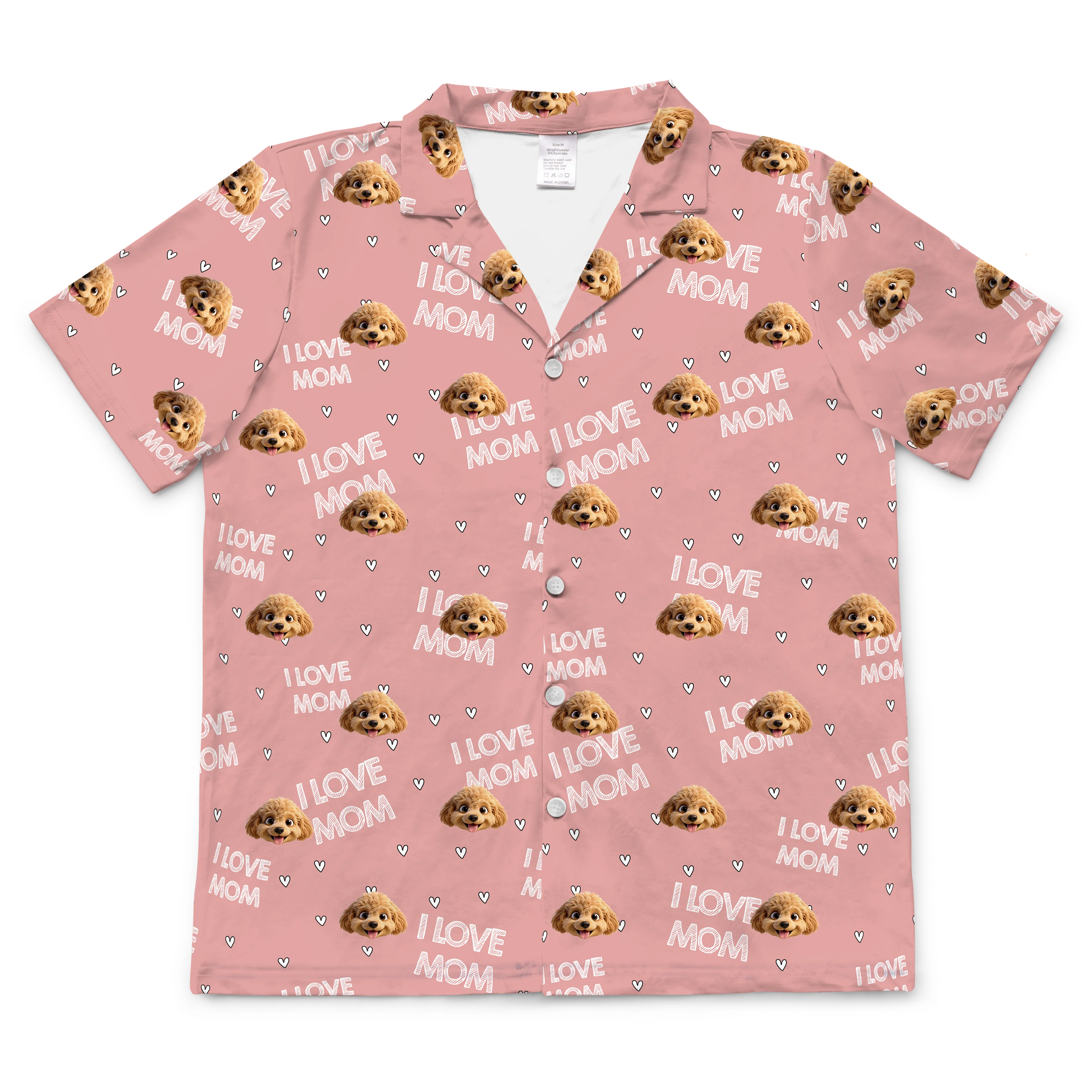 Adult Custom Cartoon Pet Face Pajamas - Image 129