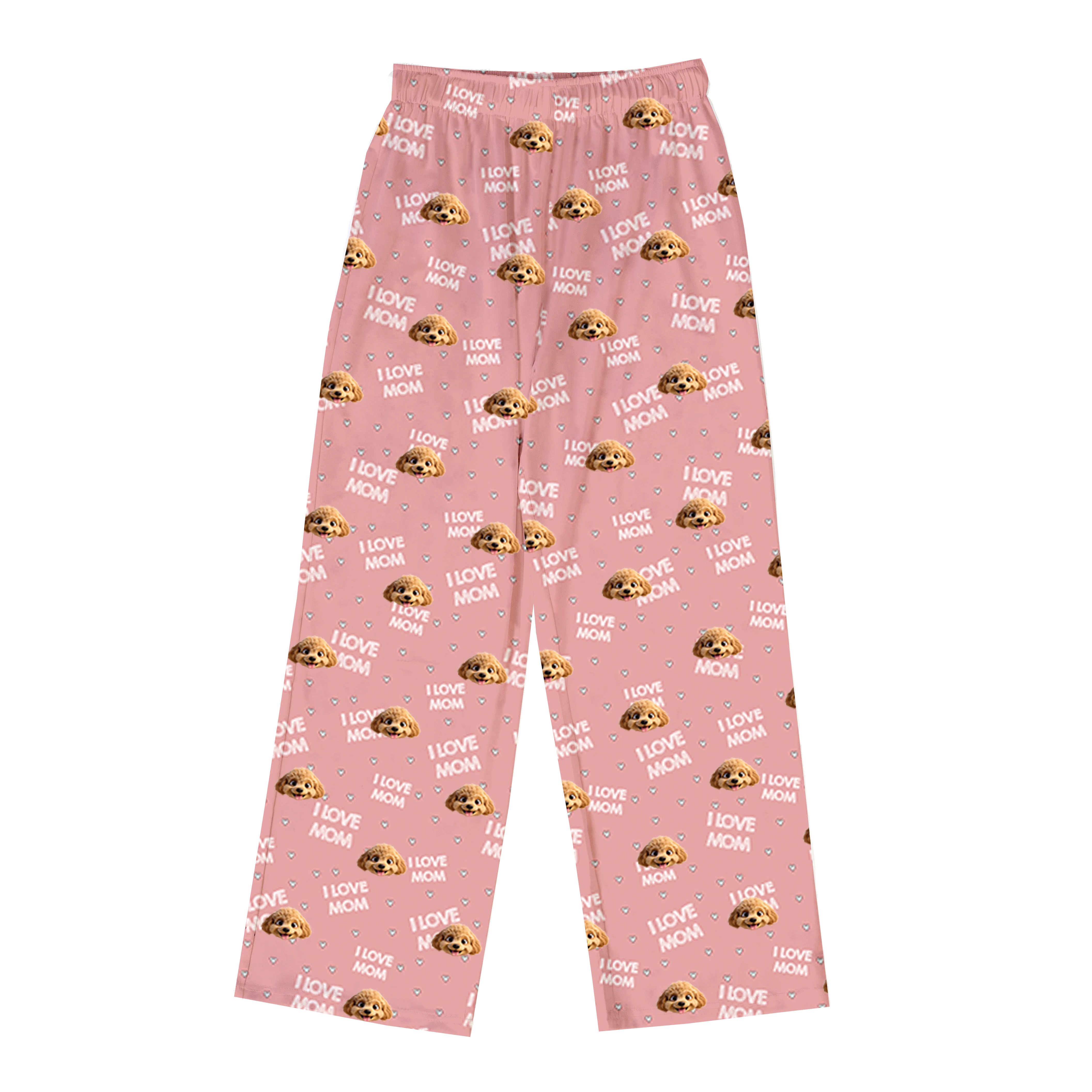 Adult Custom Cartoon Pet Face Pajamas - Image 44