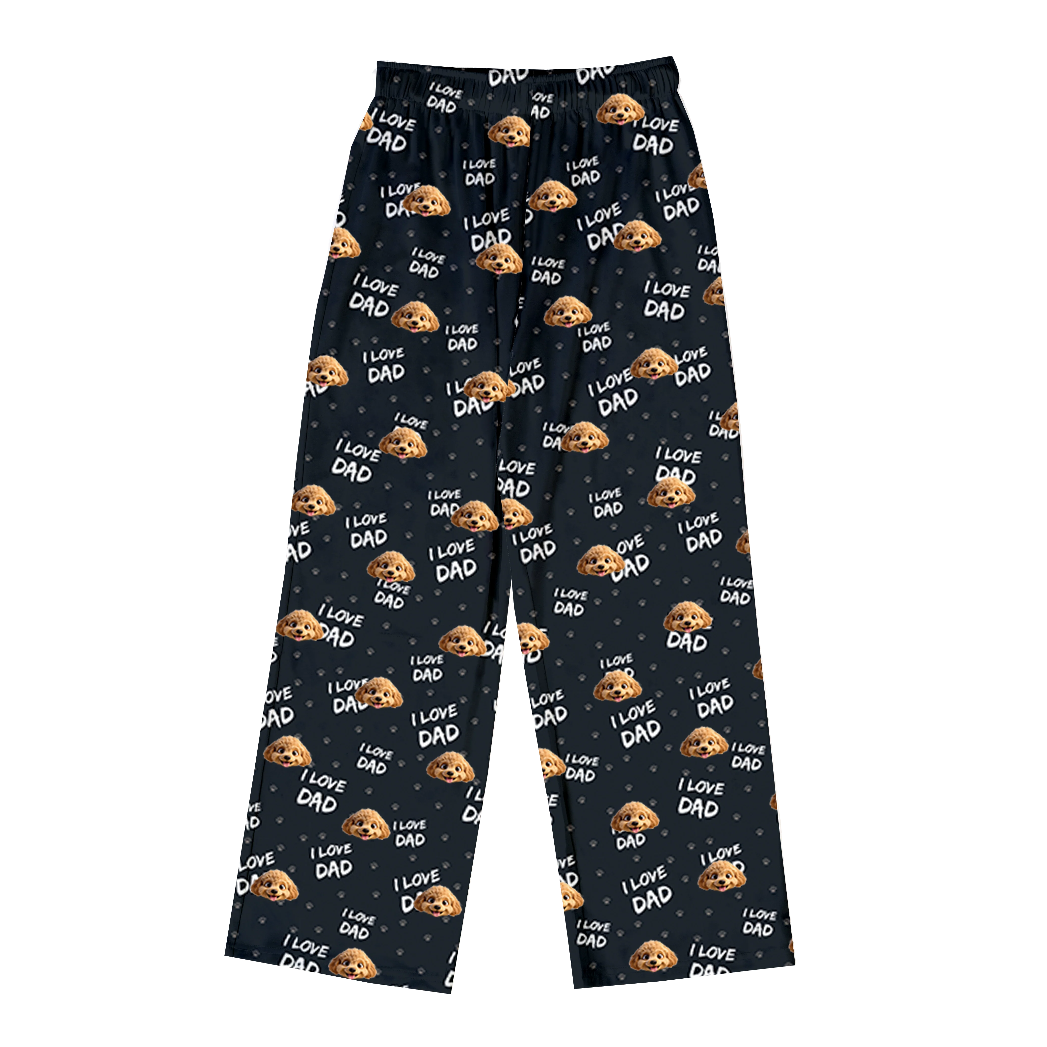 Adult Custom Cartoon Pet Face Pajamas - Image 45