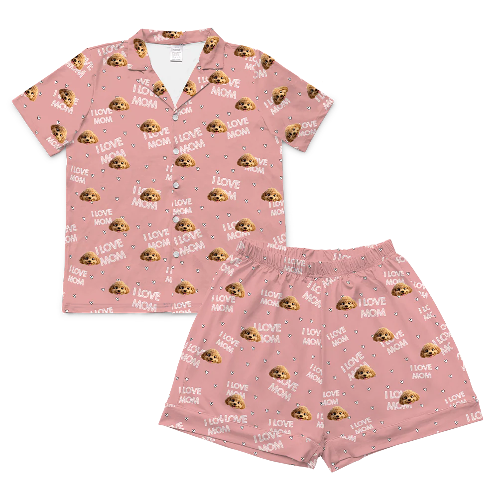 Adult Custom Cartoon Pet Face Pajamas - Image 73