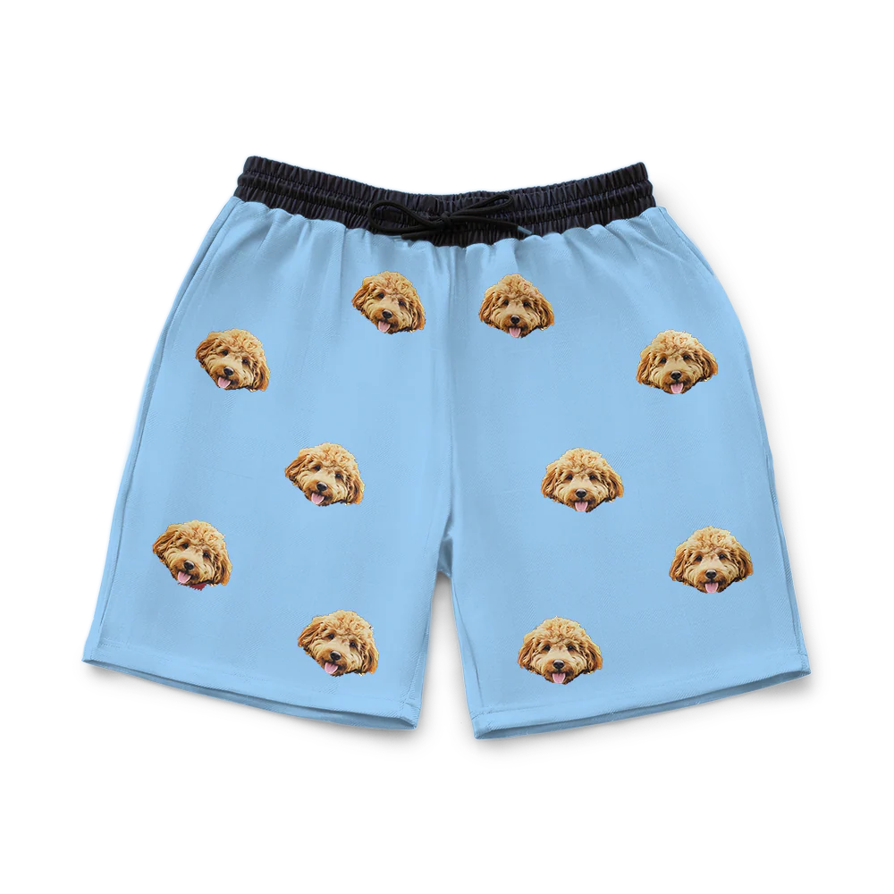 Custom Pet Face Sweatshorts - Image 15