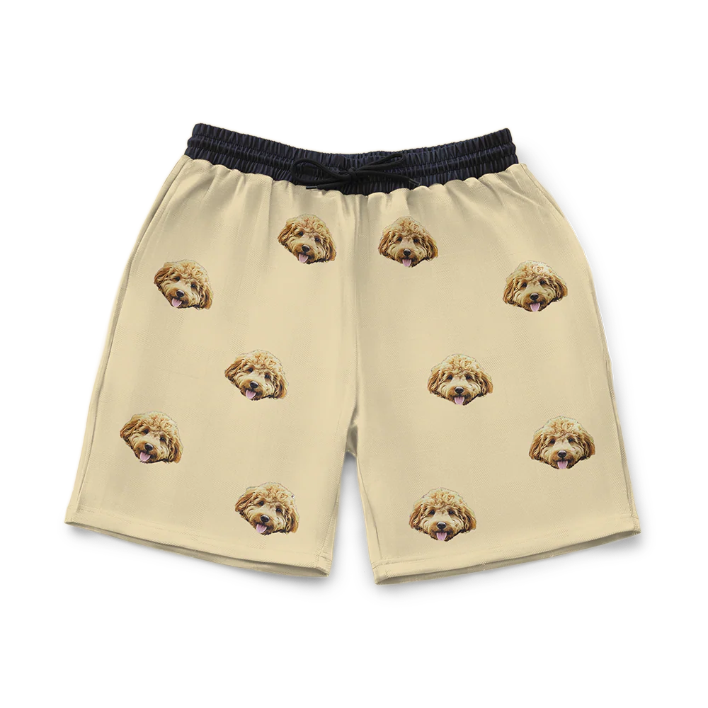 Custom Pet Face Sweatshorts - Image 18