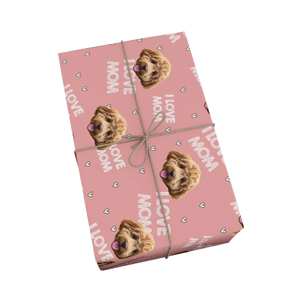 Custom Pet Face Wrapping Paper - Image 11