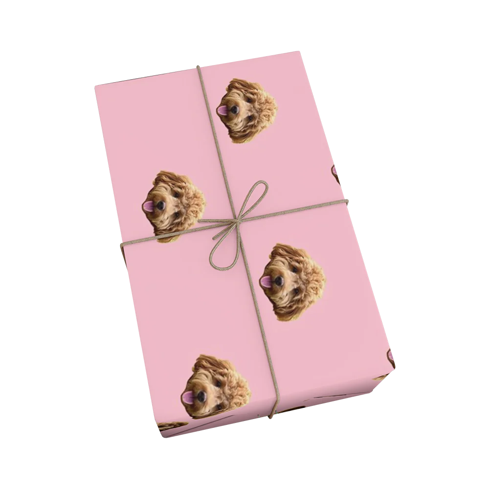 Custom Pet Face Wrapping Paper - Image 6