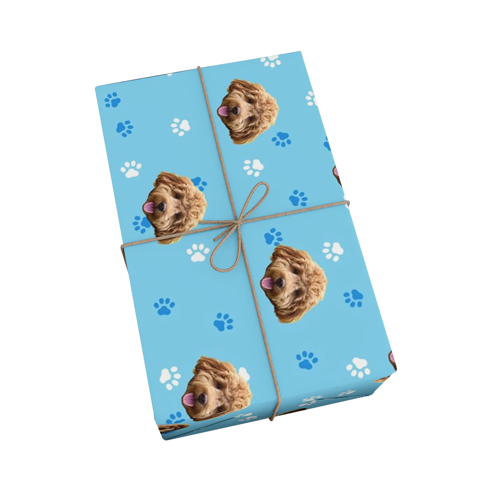 Custom Pet Face Wrapping Paper - Image 8