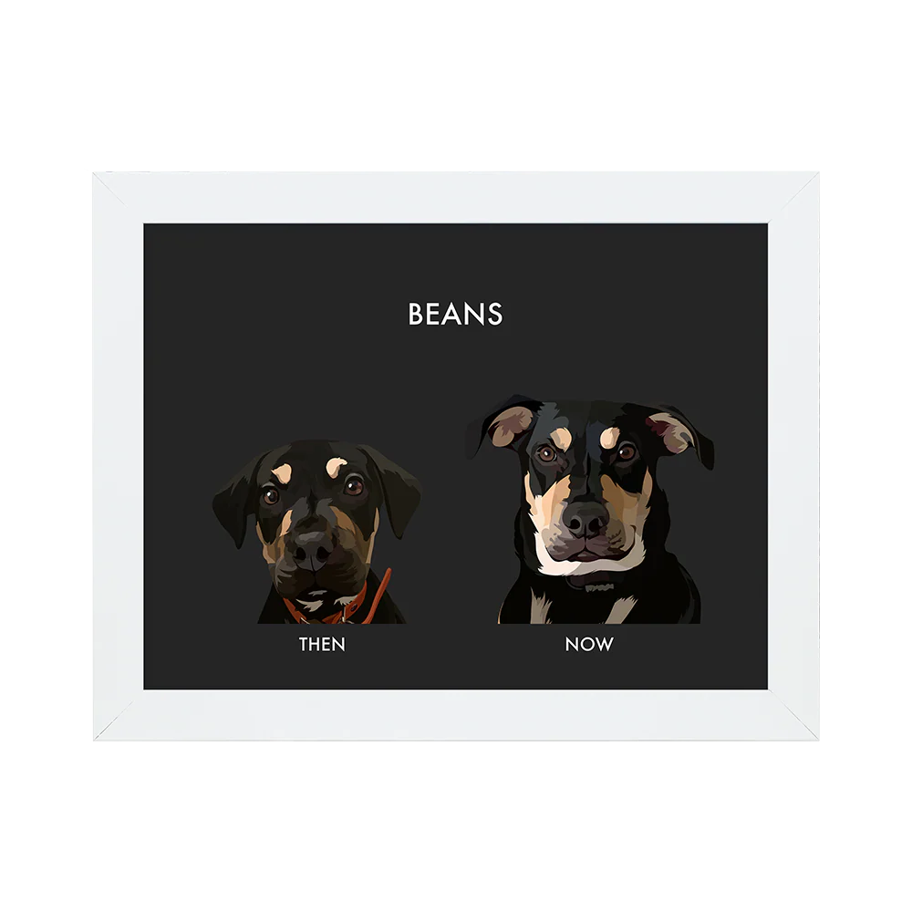 Custom Then vs Now Pet Portrait - Image 25