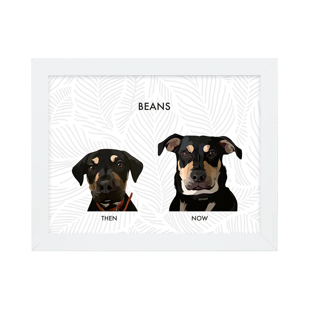 Custom Then vs Now Pet Portrait - Image 26