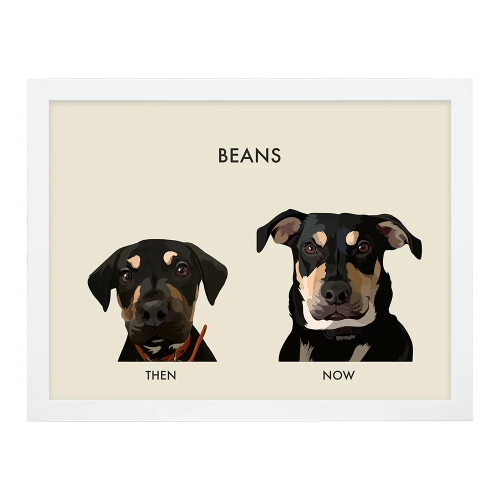 Custom Then vs Now Pet Portrait - Image 28