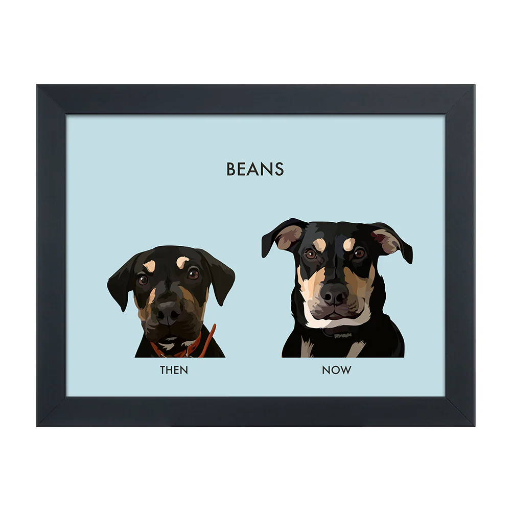 Custom Then vs Now Pet Portrait - Image 40