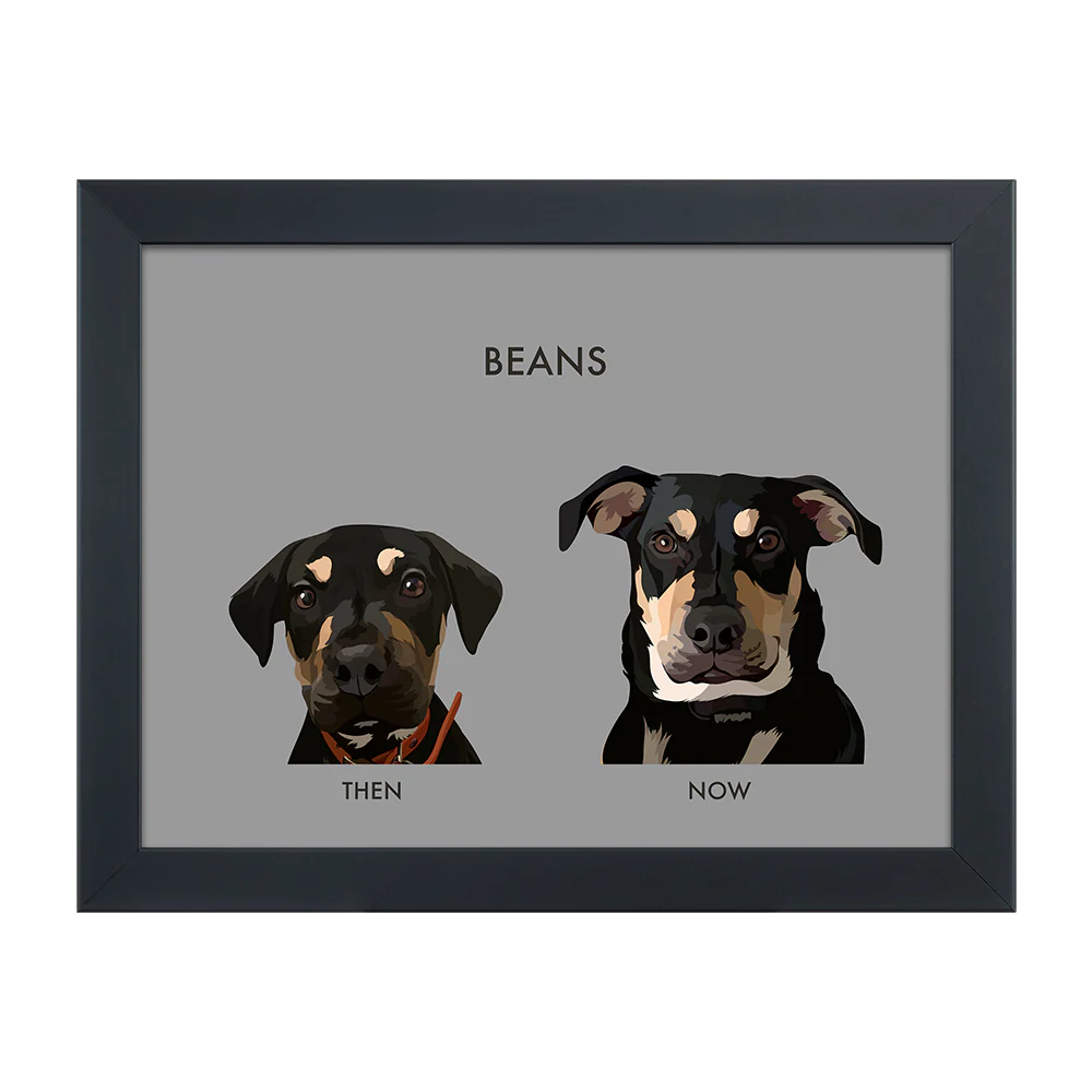 Custom Then vs Now Pet Portrait - Image 41