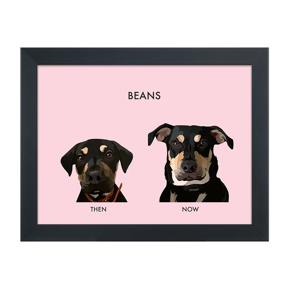Custom Then vs Now Pet Portrait - Image 42