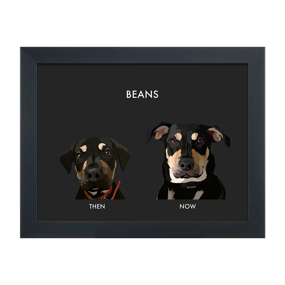 Custom Then vs Now Pet Portrait - Image 44