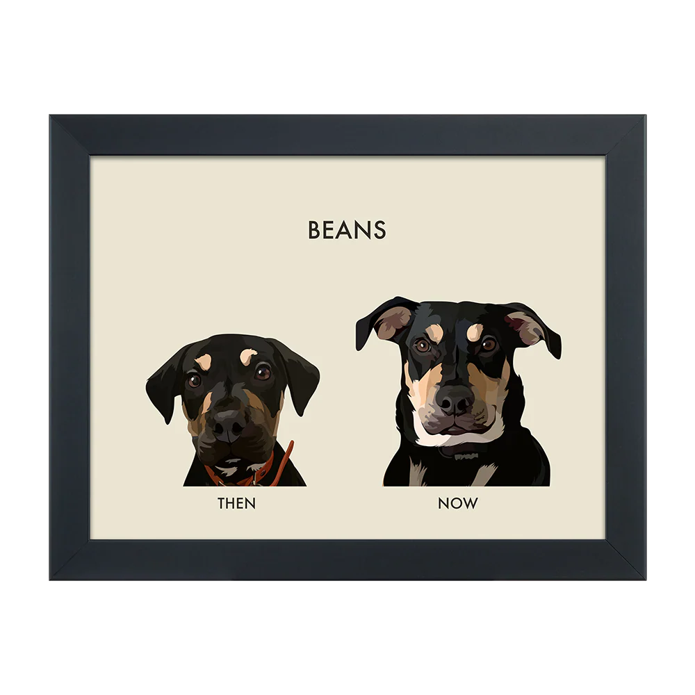 Custom Then vs Now Pet Portrait - Image 45