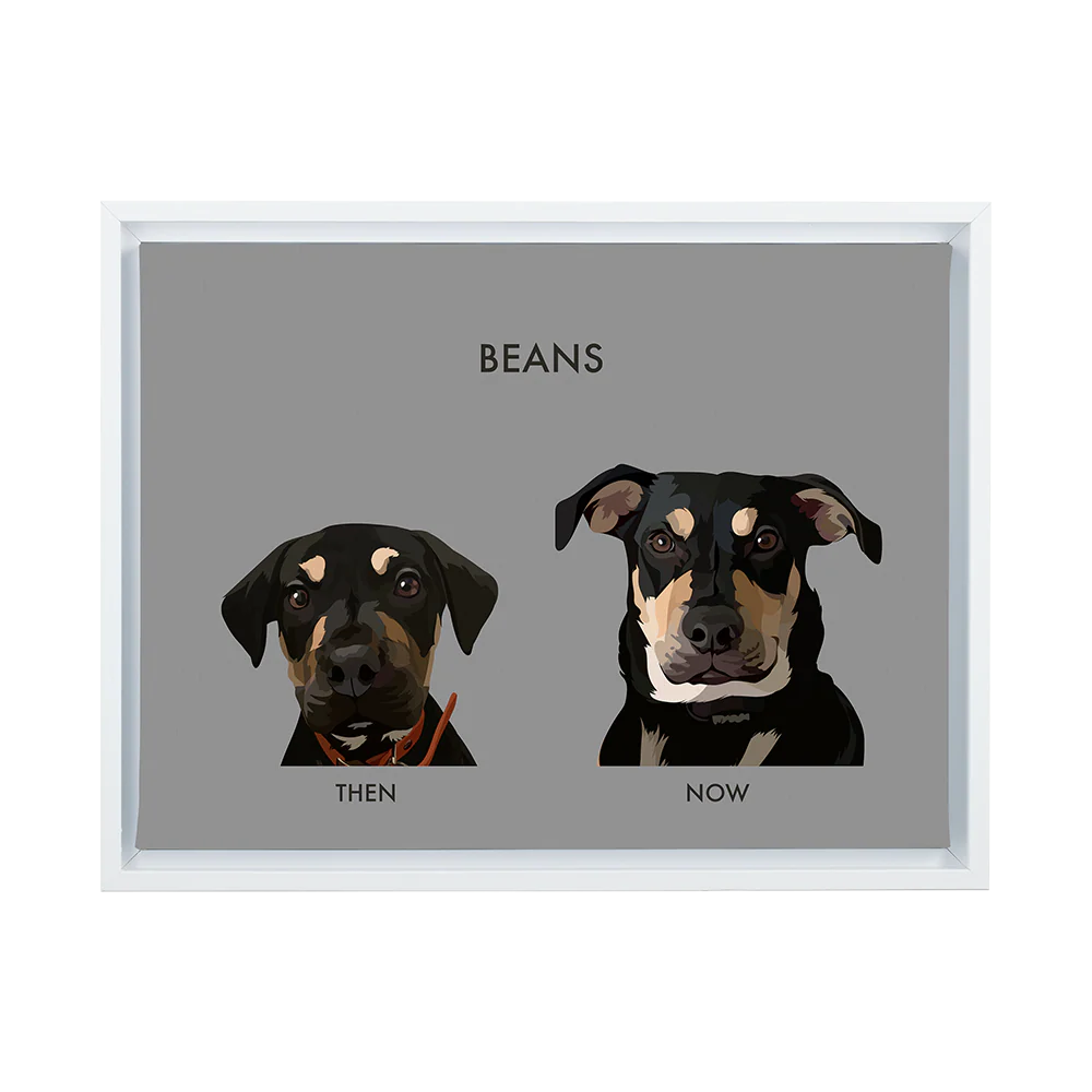 Custom Then vs Now Pet Portrait - Image 78