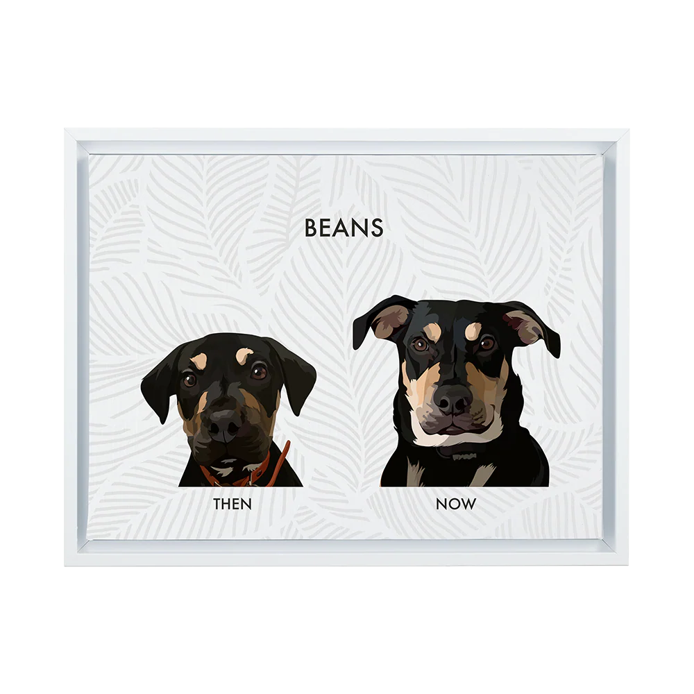 Custom Then vs Now Pet Portrait - Image 81