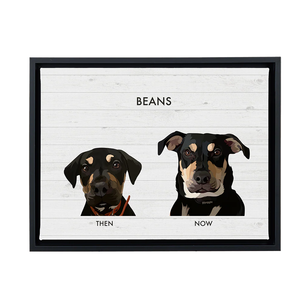 Custom Then vs Now Pet Portrait - Image 91