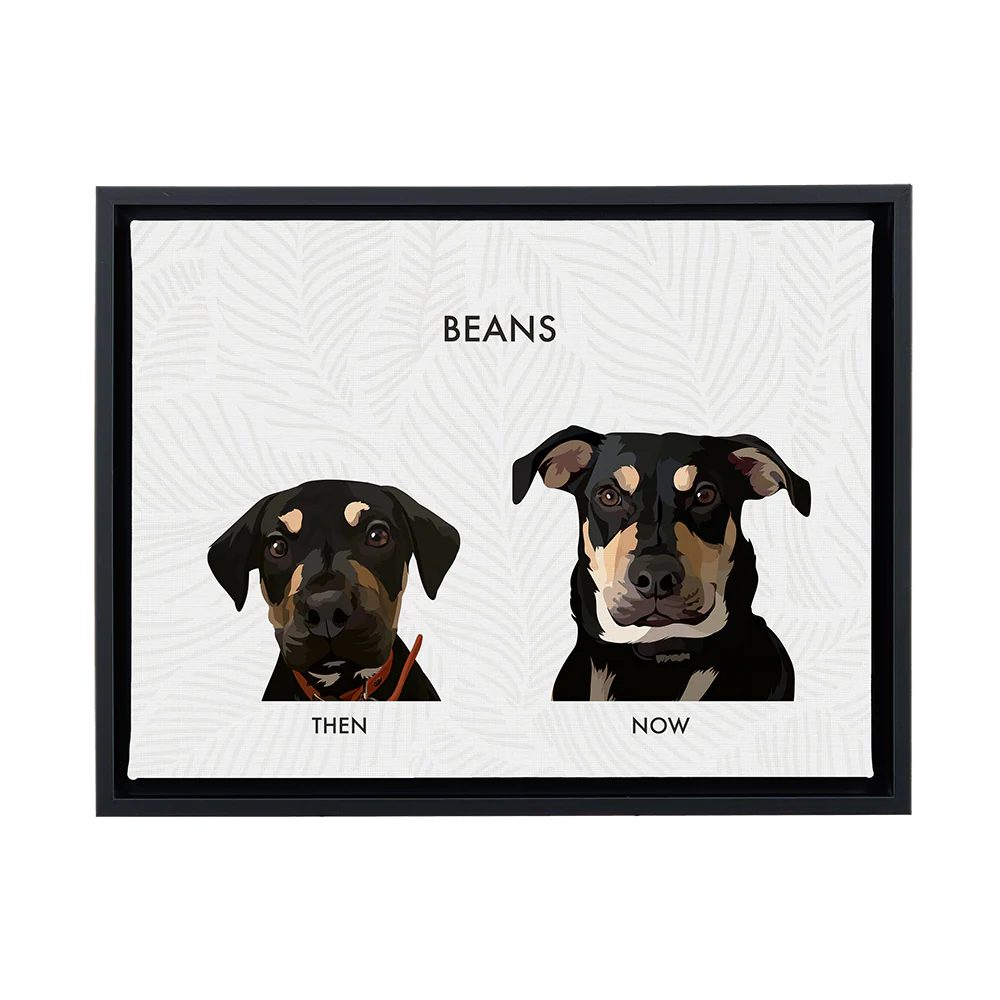 Custom Then vs Now Pet Portrait - Image 97