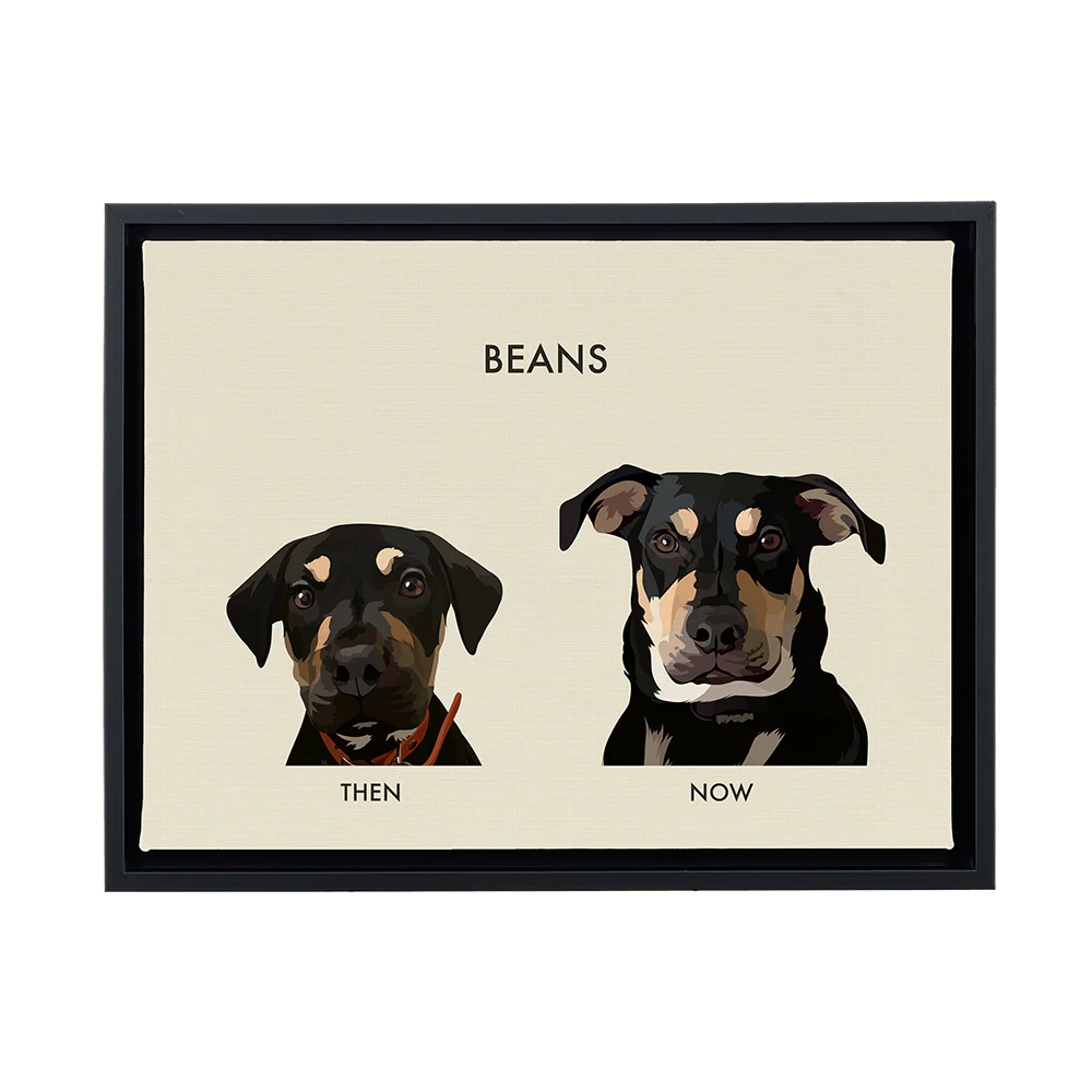 Custom Then vs Now Pet Portrait - Image 98