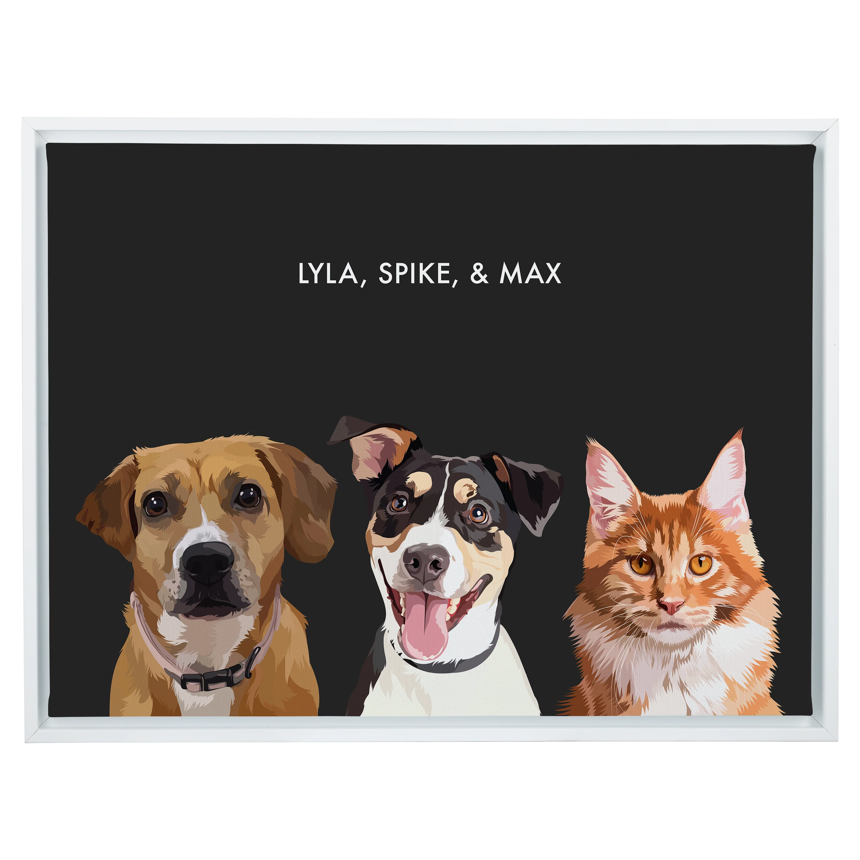 Custom Three Pet Portrait - Image 52