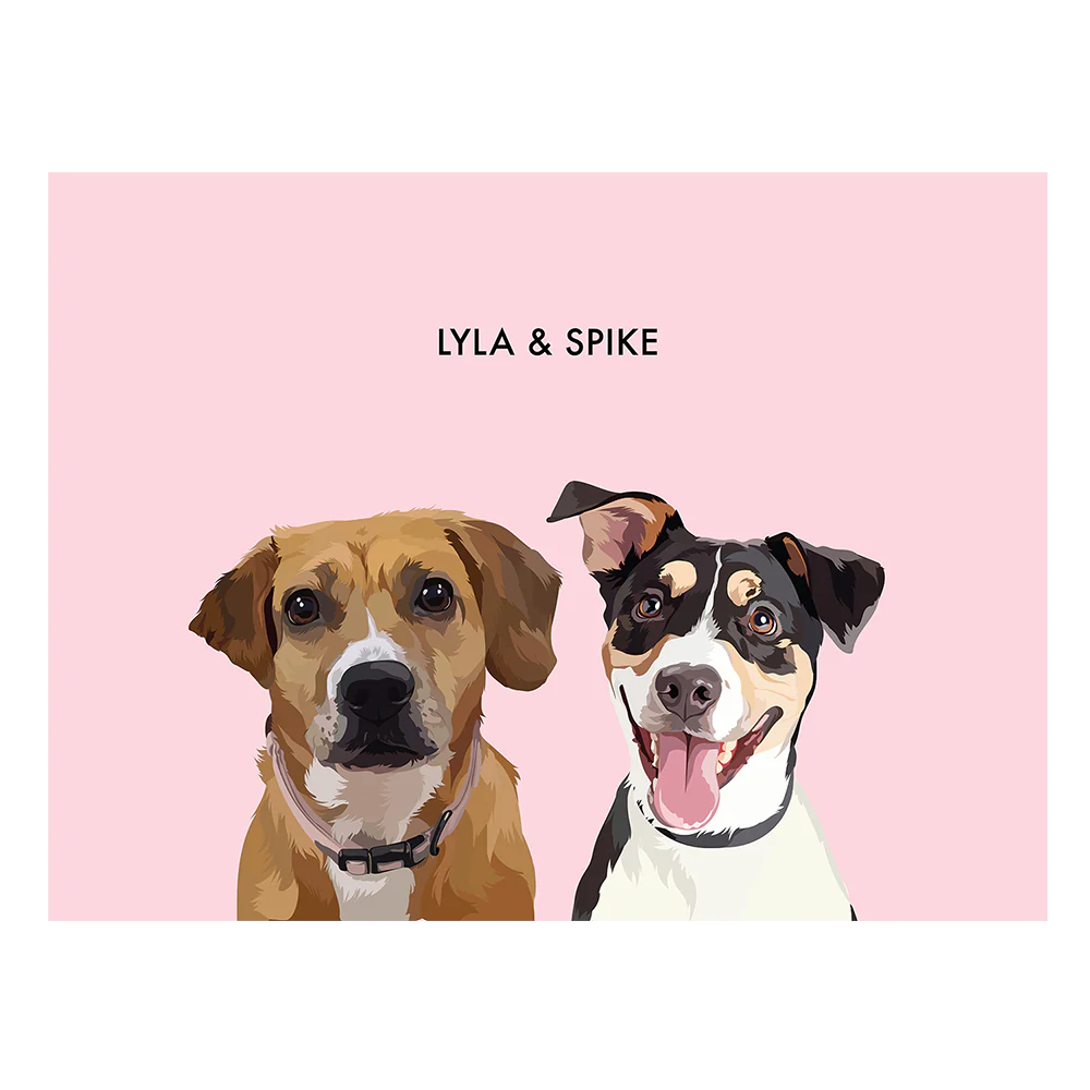 Custom Portrait for Two Pets - Image 64