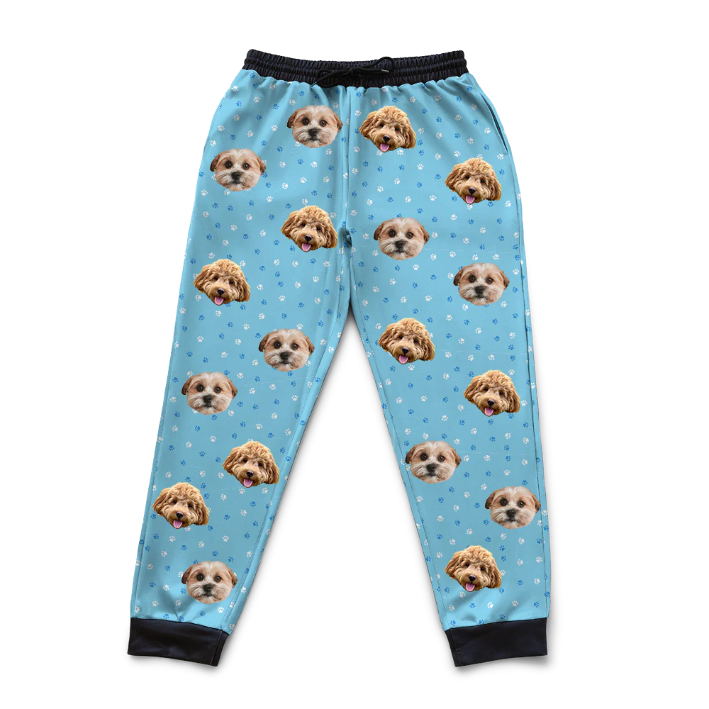 Customized Pet Face Sweatpants - 2 Pets - Image 11