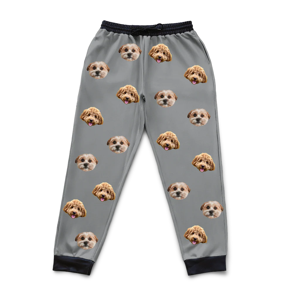 Customized Pet Face Sweatpants - 2 Pets - Image 12