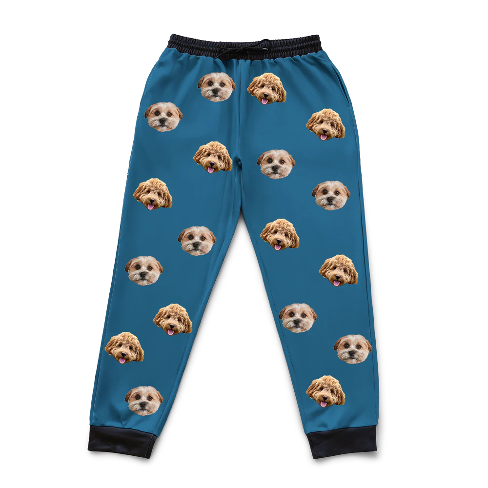 Customized Pet Face Sweatpants - 2 Pets - Image 16