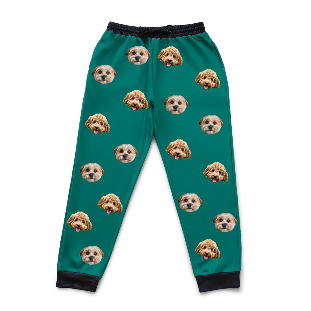 Customized Pet Face Sweatpants - 2 Pets - Image 17