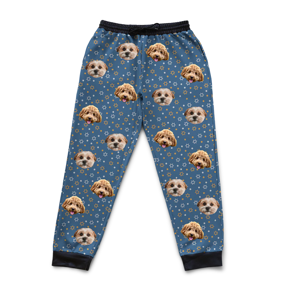 Customized Pet Face Sweatpants - 2 Pets - Image 22