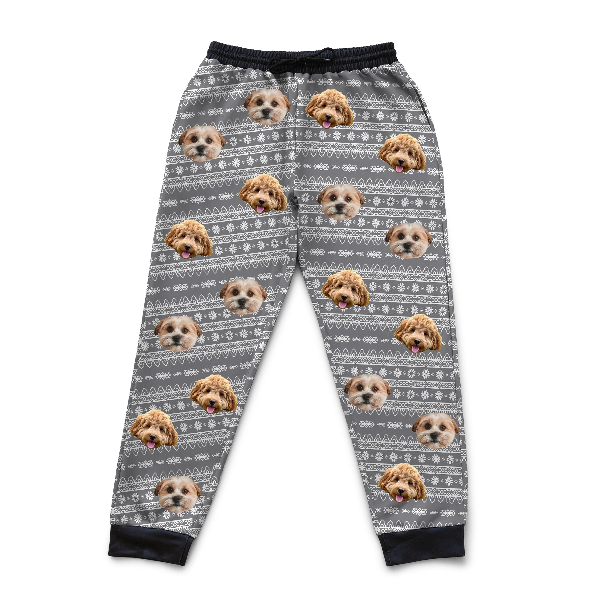 Customized Pet Face Sweatpants - 2 Pets - Image 31