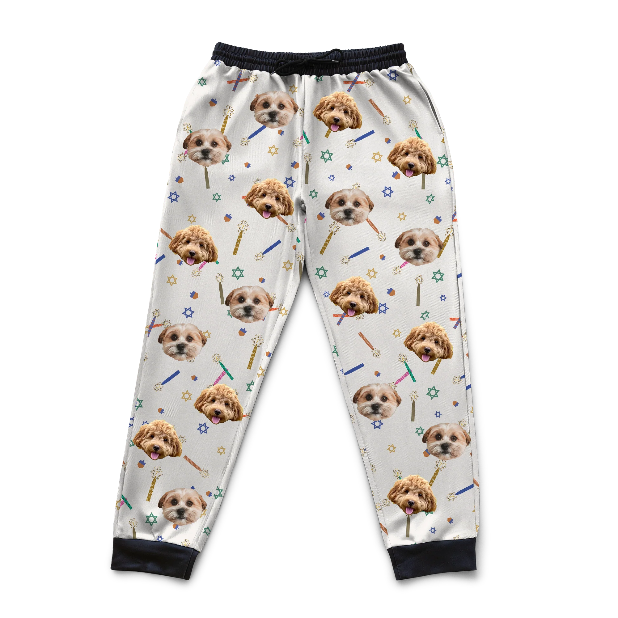 Customized Pet Face Sweatpants - 2 Pets - Image 33