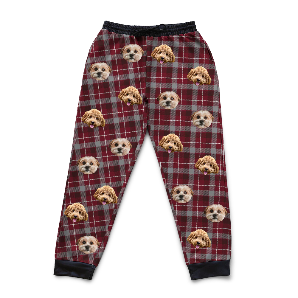 Customized Pet Face Sweatpants - 2 Pets - Image 4
