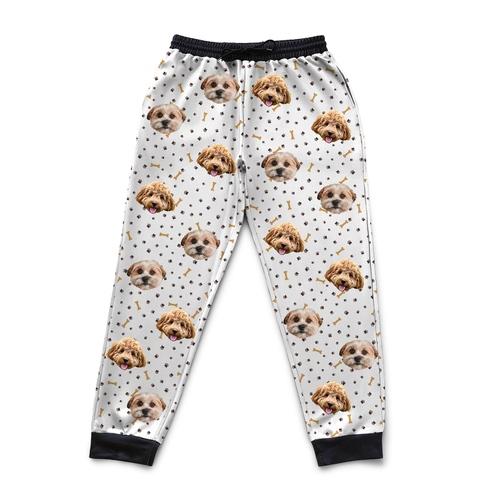 Customized Pet Face Sweatpants - 2 Pets - Image 6