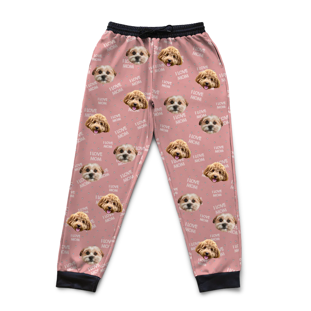 Customized Pet Face Sweatpants - 2 Pets - Image 7