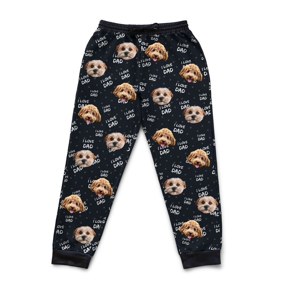 Customized Pet Face Sweatpants - 2 Pets - Image 8