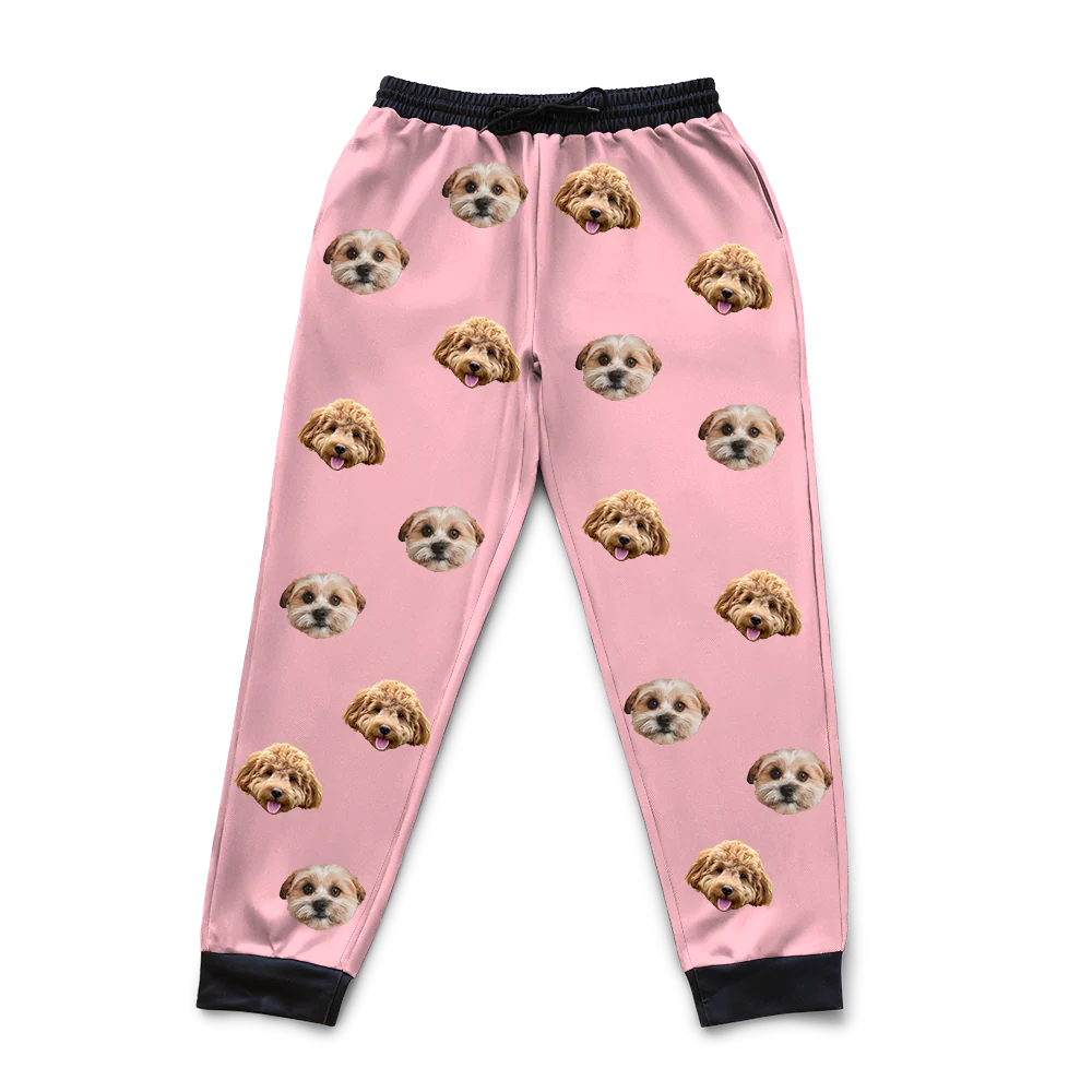 Customized Pet Face Sweatpants - 2 Pets - Image 9