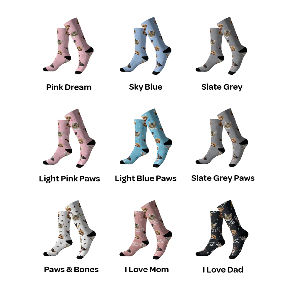 Customized Pet Socks - 3 Pets - Image 11