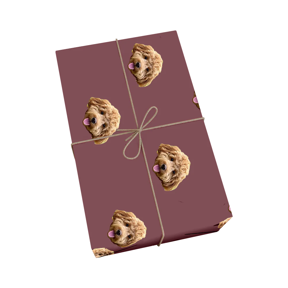 Custom Pet Face Wrapping Paper - Image 15