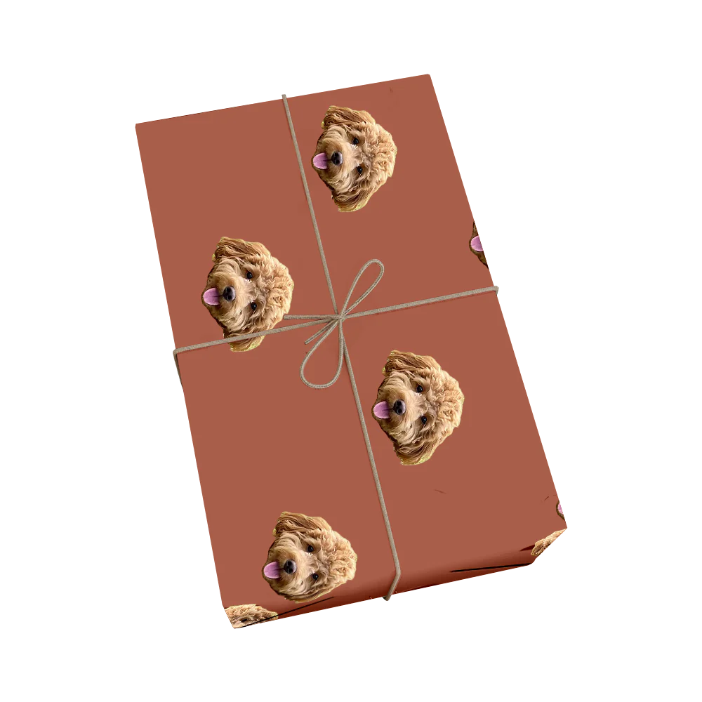 Custom Pet Face Wrapping Paper - Image 14
