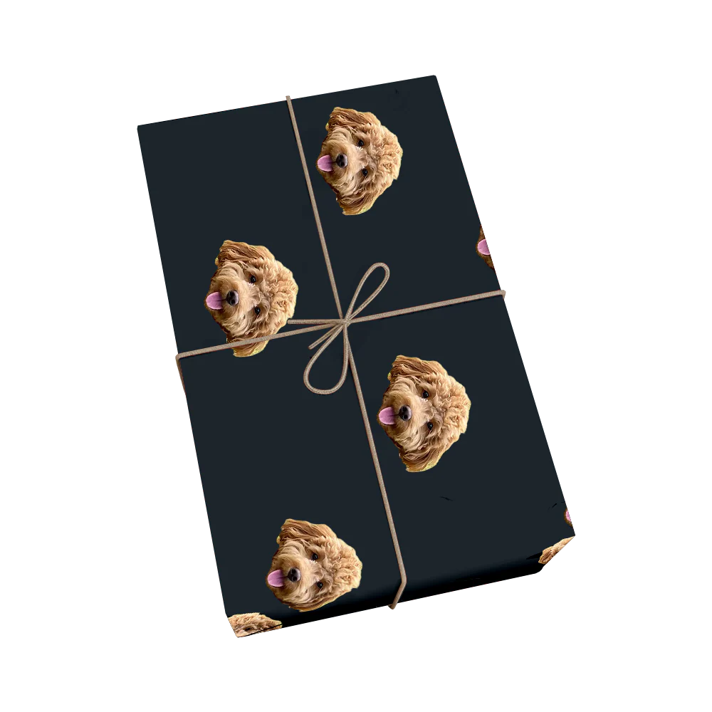 Custom Pet Face Wrapping Paper - Image 12