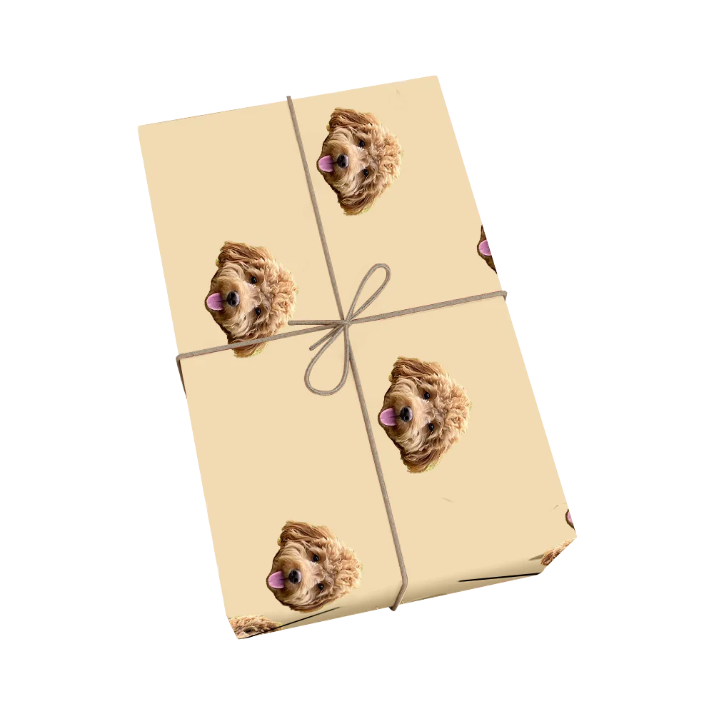 Custom Pet Face Wrapping Paper - Image 13