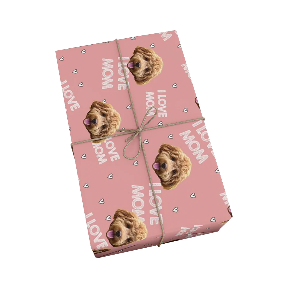 Customized Pet Face Wrapping Paper - 1 Pet - Image 5