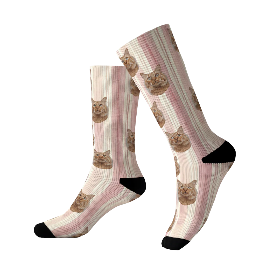 Custom Illustrated Pet Socks - Image 4